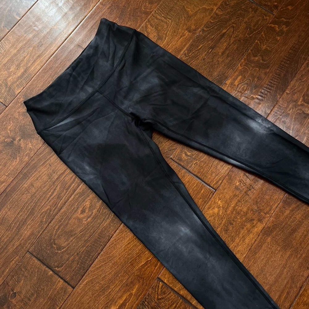 Black & Grey High-Waisted Leggings